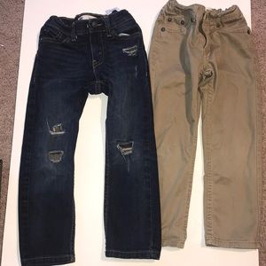 2 pair Boys Levi Jeans